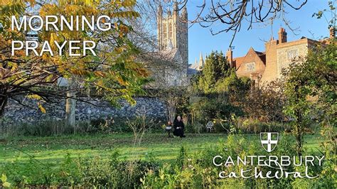 canterbury cathedral morning prayer